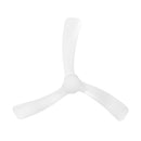 52 Inch White Ceiling Fan with LED Light 5 Speed and Remote Control