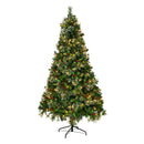 1.8M 6FT Green LED Christmas Tree with Lights and Ornaments