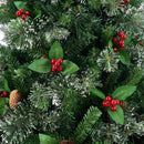 1.8M 6FT Green LED Christmas Tree with Lights and Ornaments