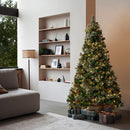 1.8M 6FT Green LED Christmas Tree with Lights and Ornaments