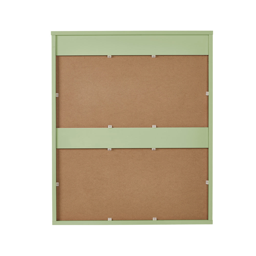 Green Bedroom Chest of Drawers Cabinet Dresser with 3 Drawers