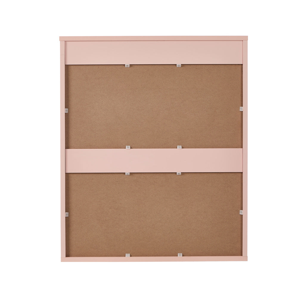 Pink Bedroom Chest of Drawers Cabinet Dresser with 3 Drawers