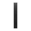 Black Bookshelf Display Shelf Media Storage Rack