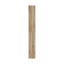 Natural Bookshelf Display Shelf Media Storage Rack