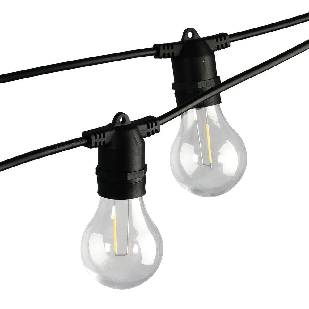 20M Solar LED Festoon String Lights Waterproof Christmas Décor