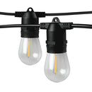 30M Solar LED Festoon String Lights Waterproof Christmas Decor