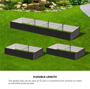 2pcs Galvanized Garden Bed Planter Box Stand