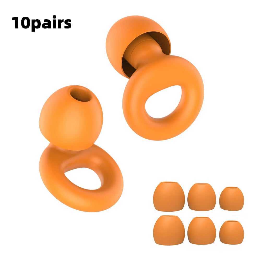 High Fidelity Noise Cancelling Silicone Ear Plugs Reusable Ear Plugs