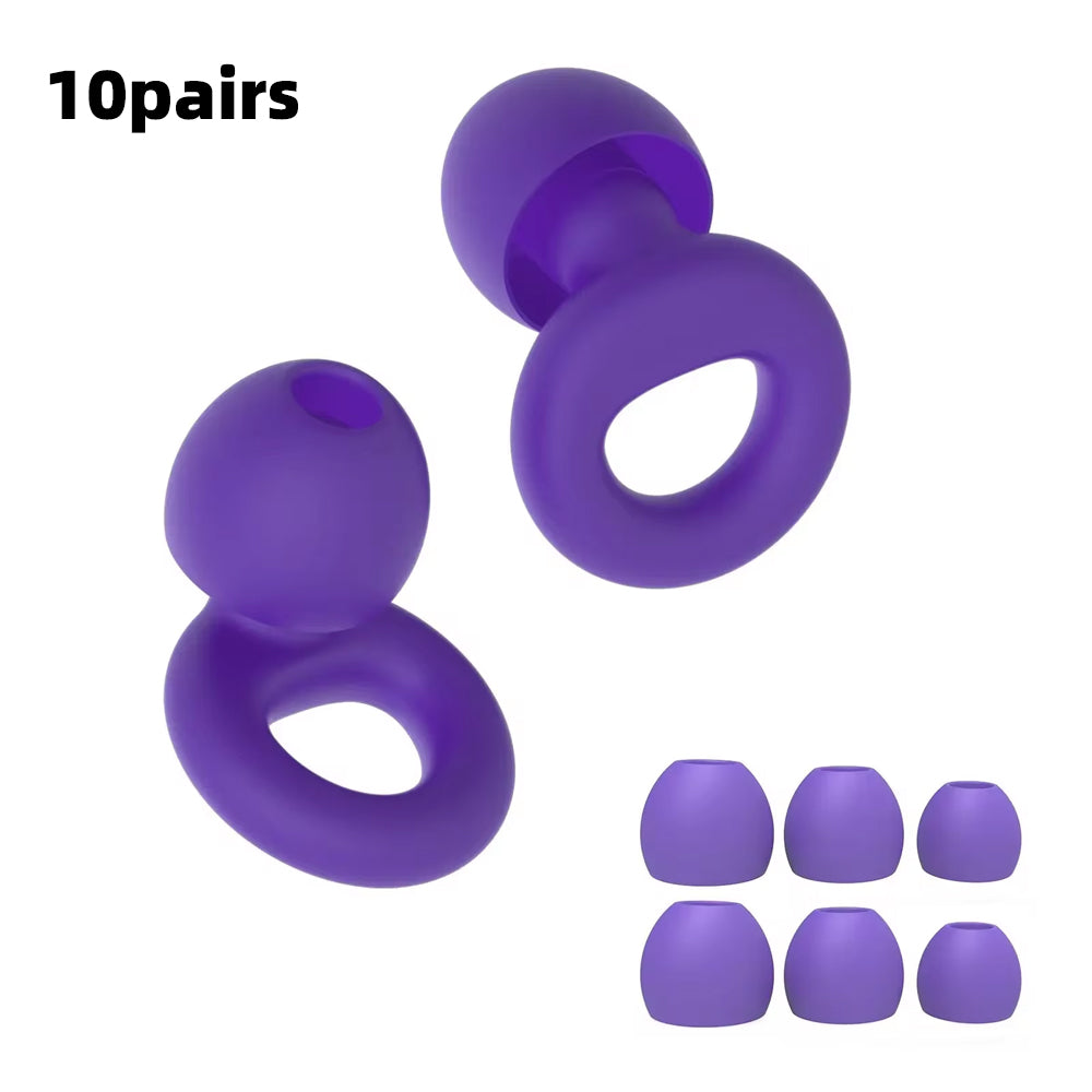 High Fidelity Noise Cancelling Silicone Ear Plugs Reusable Ear Plugs