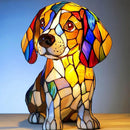 Animal Resin Night Light LED Stained Art Night Light