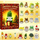 Crystal Cat Acrylic Advent Calendar 24 Day Christmas Home Decoration