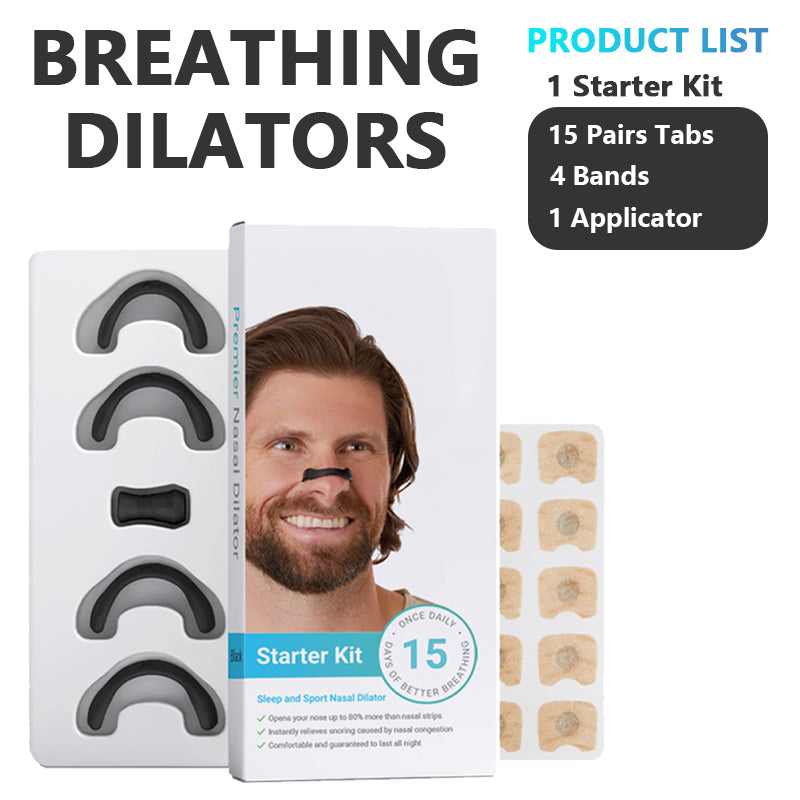 Nasal Breathing Dilators Starter Kits Anti-snoring Nasal Strips Mouth Tapes