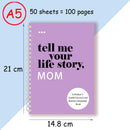 Family Memory Note Book Emotional Keepsake Journal for Parents