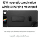 Magnetic Gaming Mouse Pad Nonslip Large Mousepad