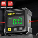 4-Side Magnetic Digital Angle Gauge With Laser Electronic Protractor