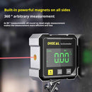 4-Side Magnetic Digital Angle Gauge With Laser Electronic Protractor
