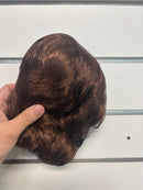 Short Men’s Costume Wig with Fringe – Dark Brown or Light Brown Fancy Dress Hairpiece