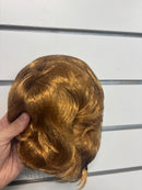 Short Men’s Costume Wig with Fringe – Dark Brown or Light Brown Fancy Dress Hairpiece