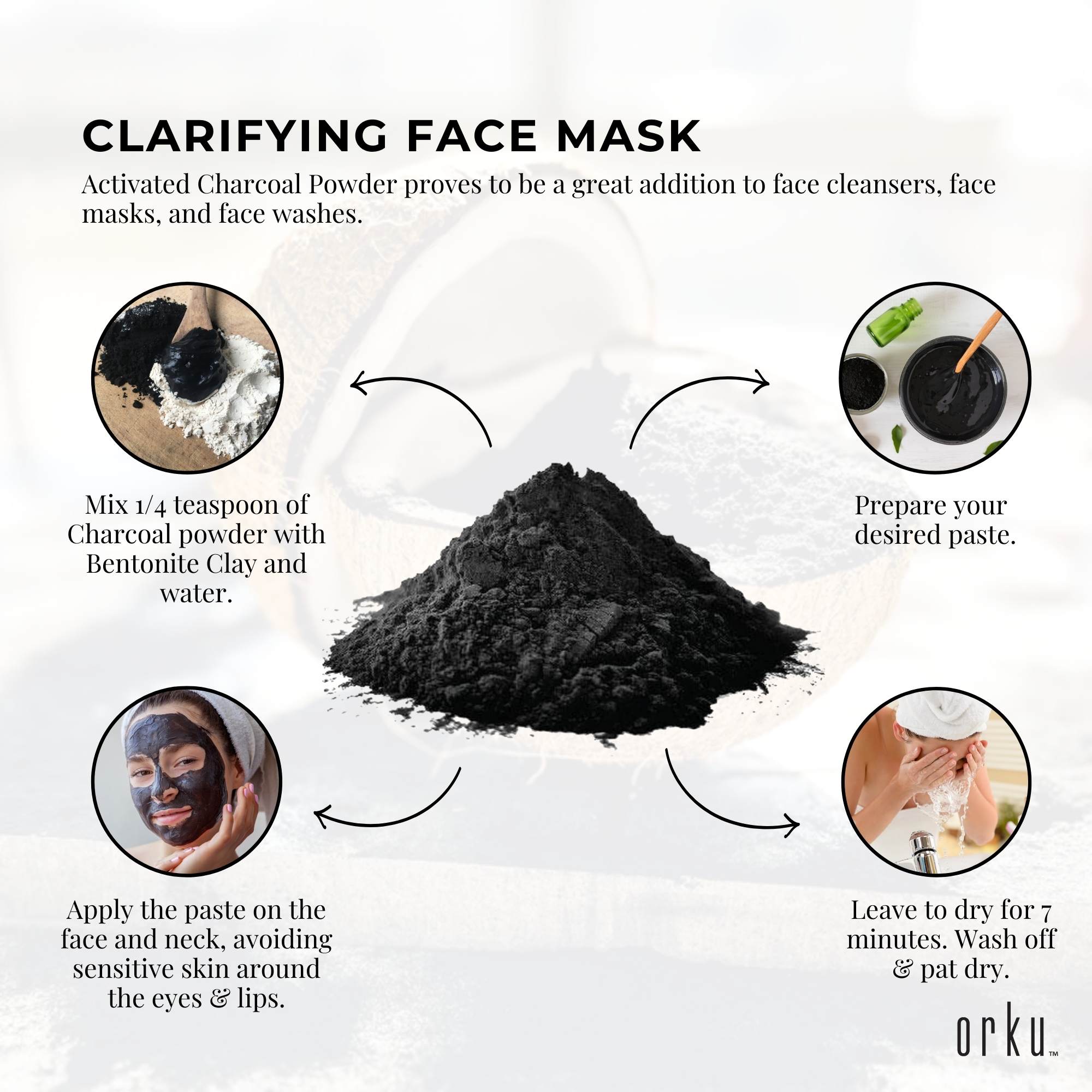 2.3Kg Activated Carbon Powder Coconut Charcoal Bucket - Teeth Whitening + Skin - NuSea
