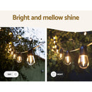 23m Festoon Lights Christmas Fairy String Lights Outdoor Party Garden Decor - NuSea