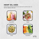 250ml Organic Hemp Seed Oil - Cold Pressed Food Grade Healthy Oils Foods - NuSea