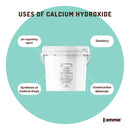 2.5kg Calcium Hydroxide Powder Tub Food Grade FCC Hydrated Slaked Pickling Lime - NuSea