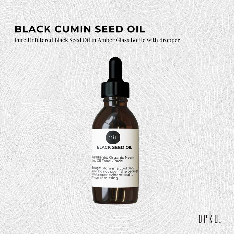 25ml Pure Black Seed Oil - 100% Ethiopian Nigella Sativa Cumin Cold Pressed - NuSea