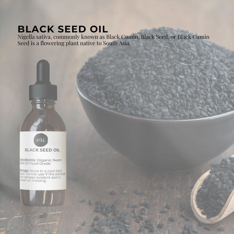 25ml Pure Black Seed Oil - 100% Ethiopian Nigella Sativa Cumin Cold Pressed - NuSea