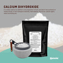 2Kg Food Grade Calcium Hydroxide Powder - FCC Hydrated Slaked Pickling Lime - NuSea