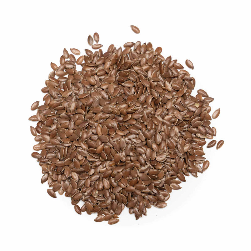 2Kg Organic Brown Linseed Flaxseed Whole Grain Flax Seed Non GMO Omega3 6 Fibre - NuSea