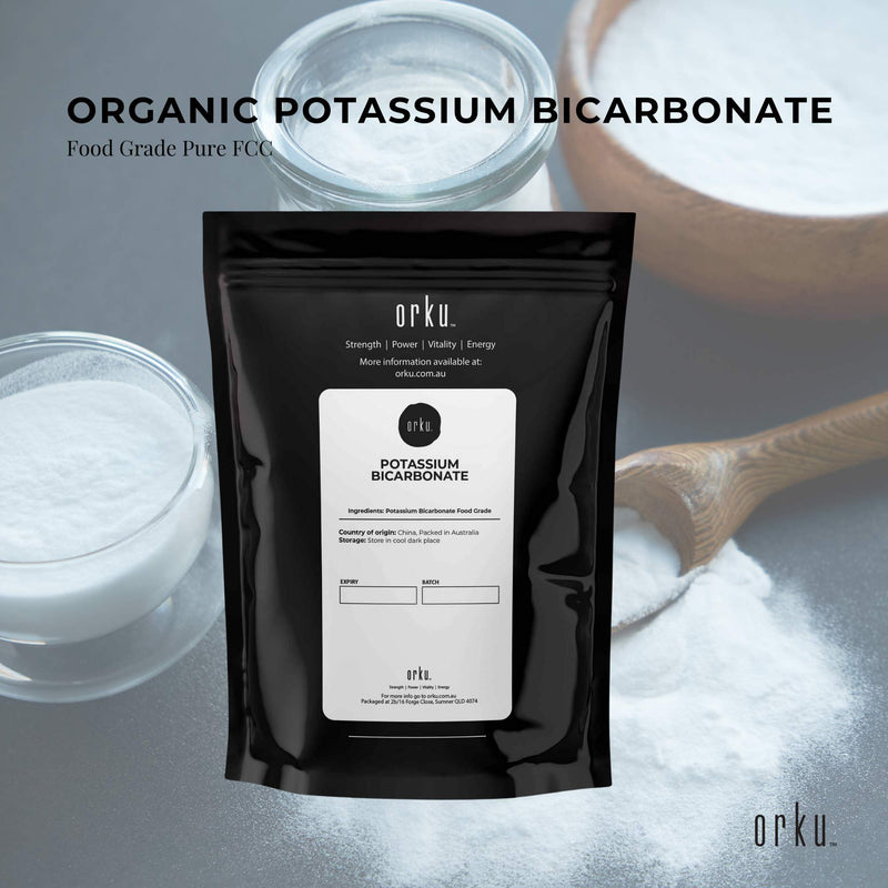 2Kg Organic Potassium Bicarbonate Powder - Food Grade Pure FCC Brewing Baking - NuSea