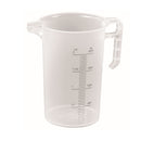 2L Measuring Jug Heavy Duty Clear Plastic Propylene Food Grade BPA 5 Pro - Jug - NuSea