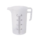 2L Measuring Jug Heavy Duty Clear Plastic Propylene Food Grade BPA 5 Pro - Jug - NuSea