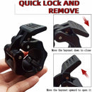 2Pcs 1in / 25mm Dumbbell Clamps Barbell Clamps Collars Clips Bar Plates Collar Clips Black - NuSea
