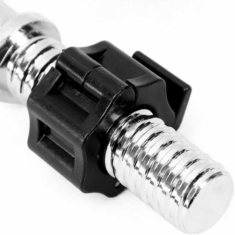 2Pcs 1in / 25mm Dumbbell Clamps Barbell Clamps Collars Clips Bar Plates Collar Clips Black - NuSea