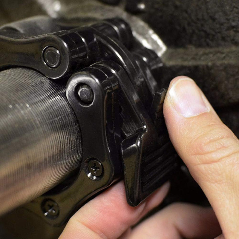 2Pcs 2in / 50mm Olympic Dumbbell Clamps Barbell Clamps Collars Clips Bar Plates Collar Clips Black - NuSea