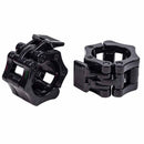 2Pcs 2in / 50mm Olympic Dumbbell Clamps Barbell Clamps Collars Clips Bar Plates Collar Clips Black - NuSea