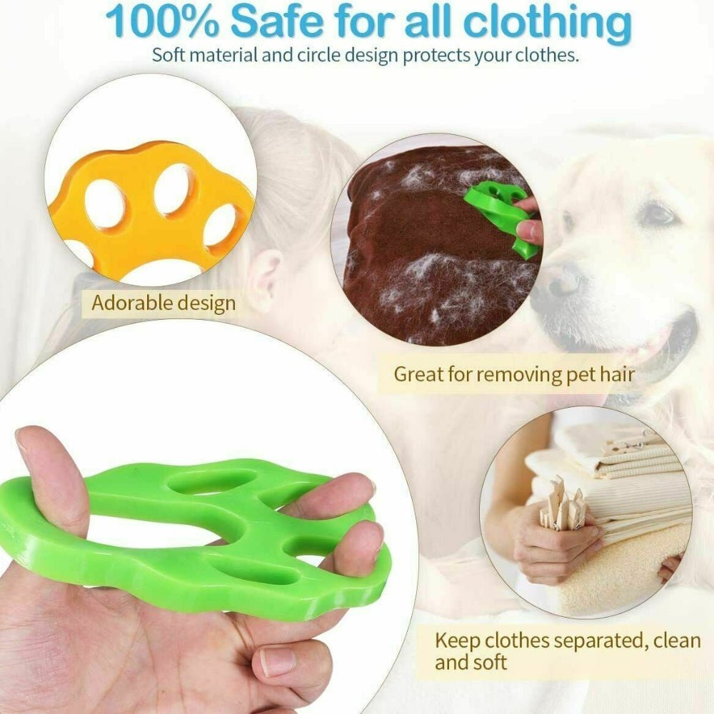 2Pcs Pet Hair Remover Floating Fur Catcher Laundry Lint Dog Cat Washing Machine - NuSea