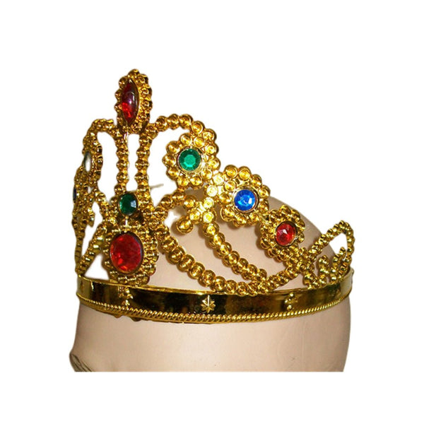 2x Queen's crown with jewels - Gold - NuSea