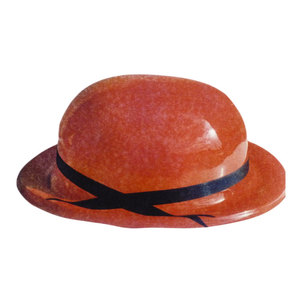 2x Red bowler hat - NuSea