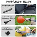 3 in 1 Wireless Handheld Car Vacuum Cleaner Air Blower USB - Rechargeable - NuSea