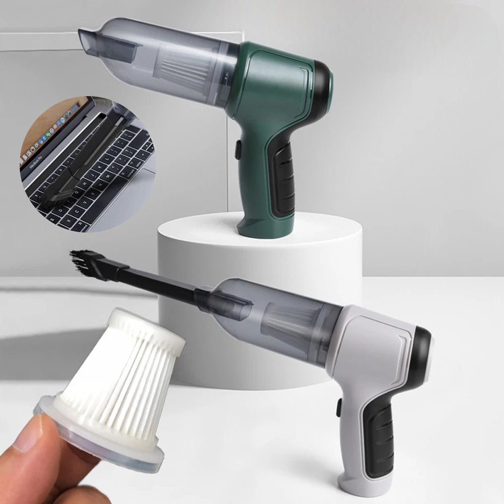 3 in 1 Wireless Handheld Car Vacuum Cleaner Air Blower USB - Rechargeable - NuSea