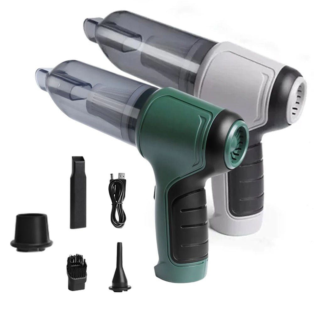 3 in 1 Wireless Handheld Car Vacuum Cleaner Air Blower USB - Rechargeable - NuSea