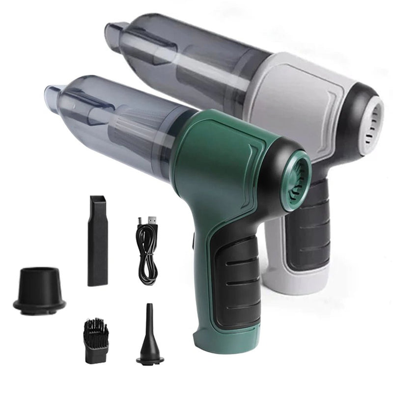3 in 1 Wireless Handheld Car Vacuum Cleaner Air Blower USB - Rechargeable - NuSea