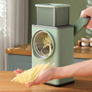 3 Interchangeable Blades Manual Rotary Vegetable and Cheese Grater - NuSea