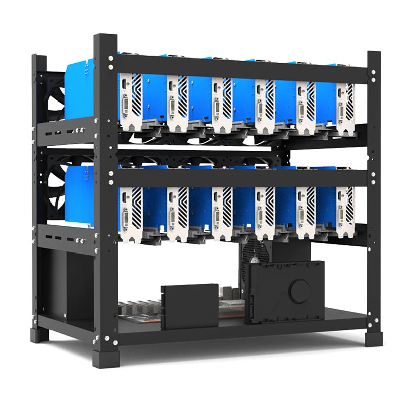 3 - Layer 12 GPU Motherboard Bracket Fixing Frame Mining Machine - NuSea