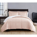 3 Piece Micro Mink Comforter Set Apricot Queen - NuSea