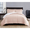 3 Piece Micro Mink Comforter Set Apricot Queen - NuSea