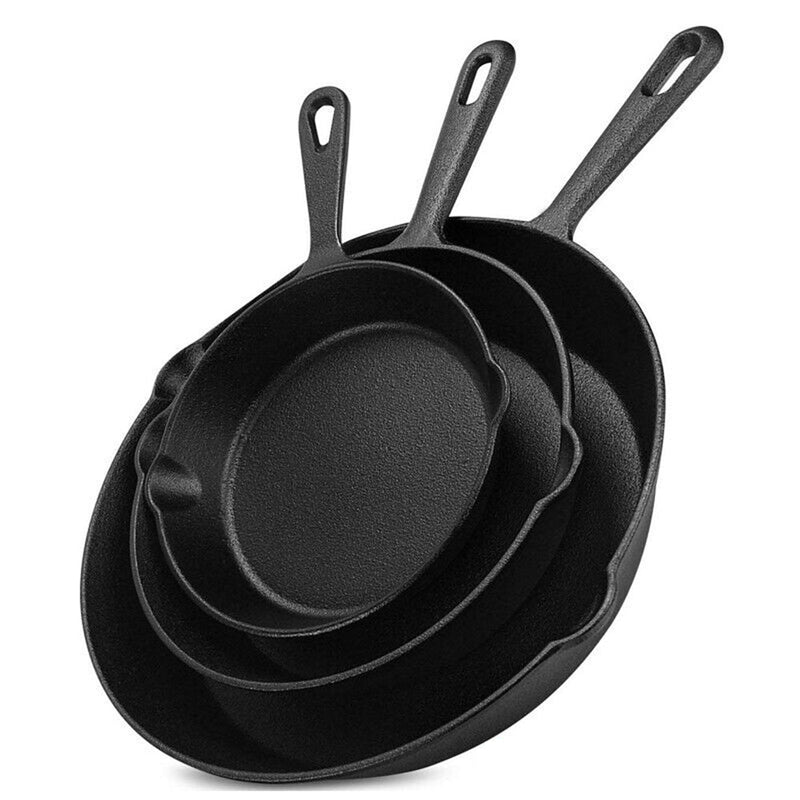 3 Piece Set Kitchen Cookware Fried Egg Pan - NuSea