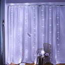 300 LEDs Window Curtain Fairy Lights 8 Modes and Remote Control for Bedroom (Cool White, 300 x 300cm) - NuSea